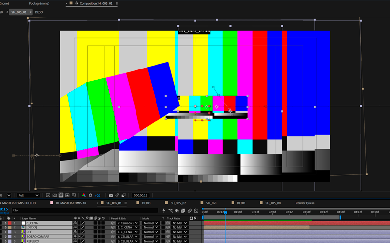 Aviso de arquivos faltando no After Effects